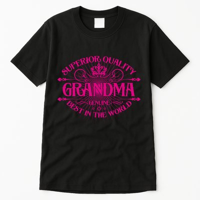 Superior Quality Grandma Best In The World Tall T-Shirt