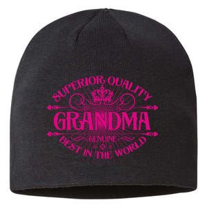 Superior Quality Grandma Best In The World Sustainable Beanie