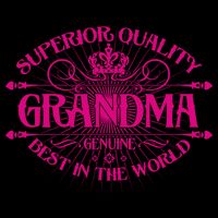 Superior Quality Grandma Best In The World Baby Bodysuit