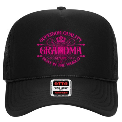 Superior Quality Grandma Best In The World Trucker Hat