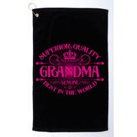 Superior Quality Grandma Best In The World Golf Towel