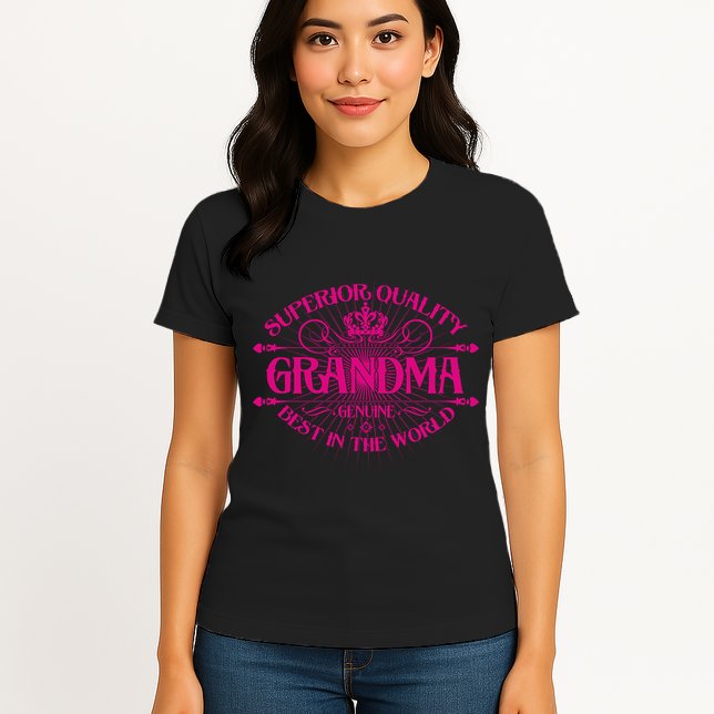 Superior Quality Grandma Best In The World Womens T-Shirt