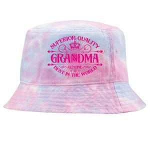 Superior Quality Grandma Best In The World Tie-Dyed Bucket Hat