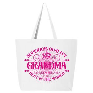 Superior Quality Grandma Best In The World 25L Jumbo Tote