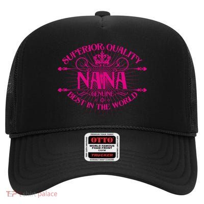 Superior Quality Nana High Crown Mesh Back Trucker Hat