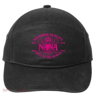 Superior Quality Nana 7-Panel Snapback Hat