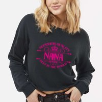 Superior Quality Nana Cropped Pullover Crew