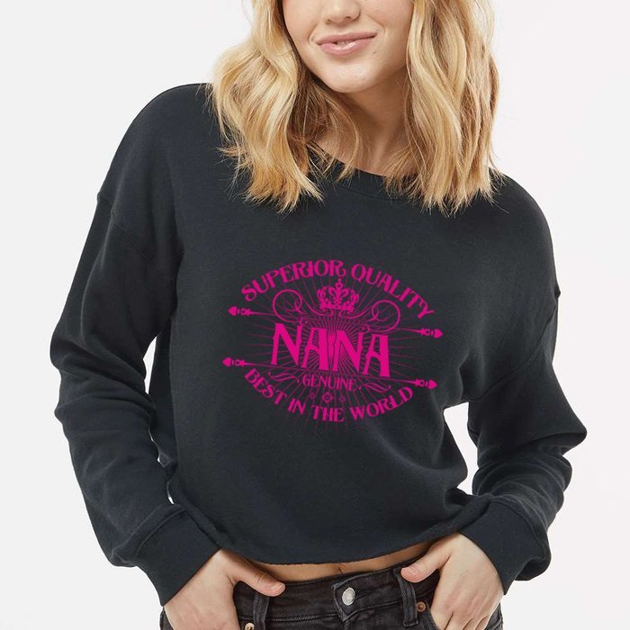 Superior Quality Nana Cropped Pullover Crew