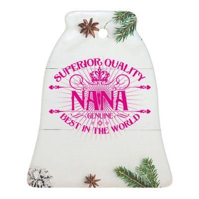 Superior Quality Nana Ceramic Bell Ornament