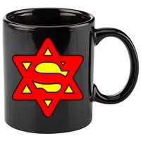 Superjew Super Jew Logo 11oz C Handle Ceramic Mug