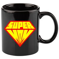 Supermom Super Mom Crest 11oz C Handle Ceramic Mug