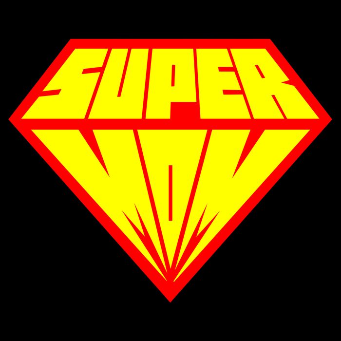 Supermom Super Mom Crest Drawstring Bag