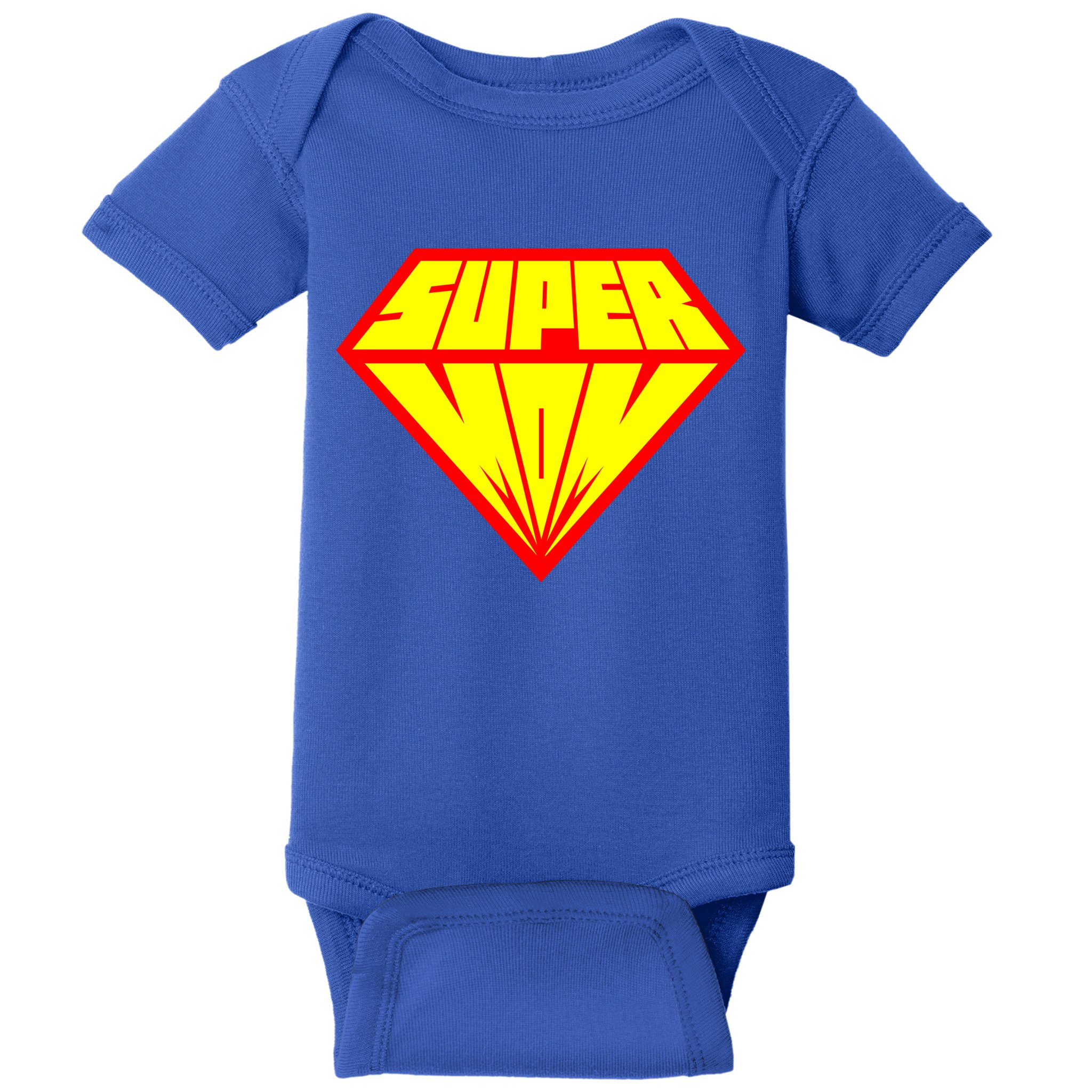 Supermom Super Mom Crest Baby Bodysuit