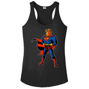 Supertrump Super Donald Trump President 2020 Ladies PosiCharge Competitor Racerback Tank