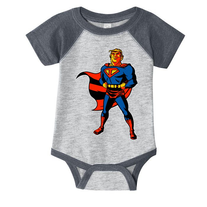 Supertrump Super Donald Trump President 2020 Infant Baby Jersey Bodysuit