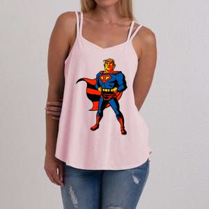 Supertrump Super Donald Trump President 2020 Women's Strappy Tank