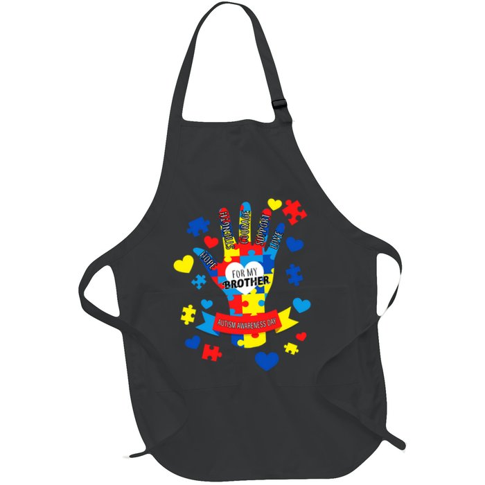 Support Autism Awareness Day For My Brother Apron