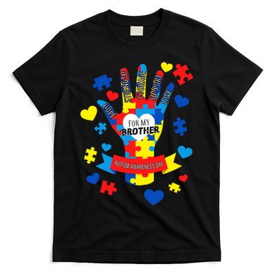 Support Autism Awareness Day For My Brother T-Shirt