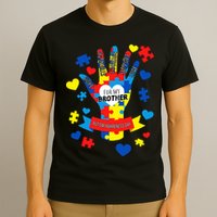 Support Autism Awareness Day For My Brother T-Shirt