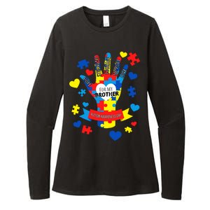 Support Autism Awareness Day For My Brother Womens CVC Long Sleeve Shirt