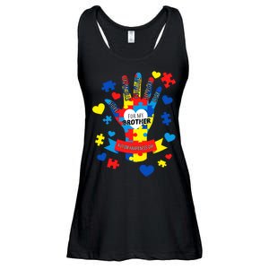 Support Autism Awareness Day For My Brother Ladies Essential Flowy Tank