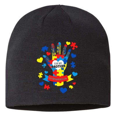 Support Autism Awareness Day For My Brother Sustainable Beanie