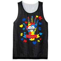 Support Autism Awareness Day For My Brother Mesh Reversible Basketball Jersey Tank