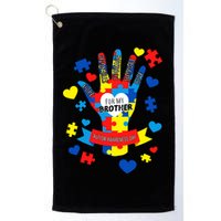 Support Autism Awareness Day For My Brother Golf Towel