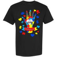 Support Autism Awareness Day For My Sister Garment-Dyed Heavyweight T-Shirt