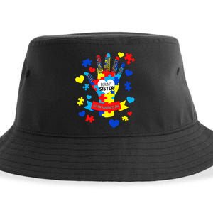 Support Autism Awareness Day For My Sister Sustainable Bucket Hat