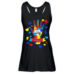 Support Autism Awareness Day For My Sister Ladies Essential Flowy Tank