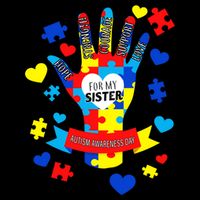 Support Autism Awareness Day For My Sister Wool Snapback Cap