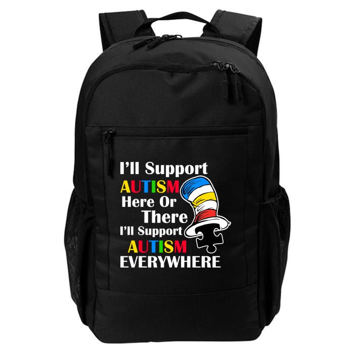 Support Autism Here Or There And Everywhere Backpack