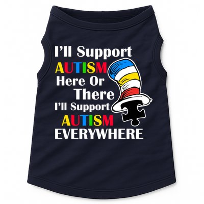 Support Autism Here Or There And Everywhere Doggie Tank