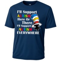 Support Autism Here Or There And Everywhere Performance Shirt