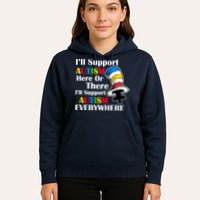Support Autism Here Or There And Everywhere Hoodie