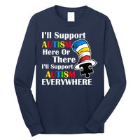 Support Autism Here Or There And Everywhere Long Sleeve Shirt
