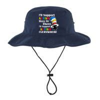 Support Autism Here Or There And Everywhere Bucket Hat