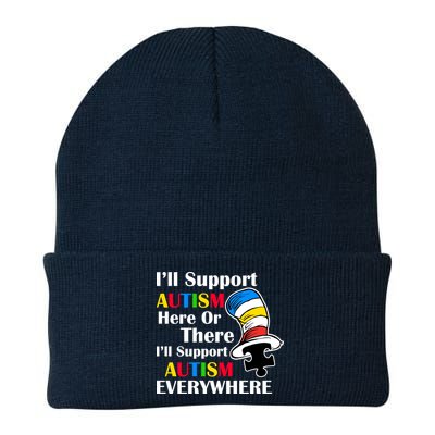 Support Autism Here Or There And Everywhere Beanie