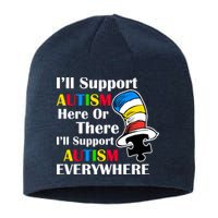 Support Autism Here Or There And Everywhere Sustainable Beanie