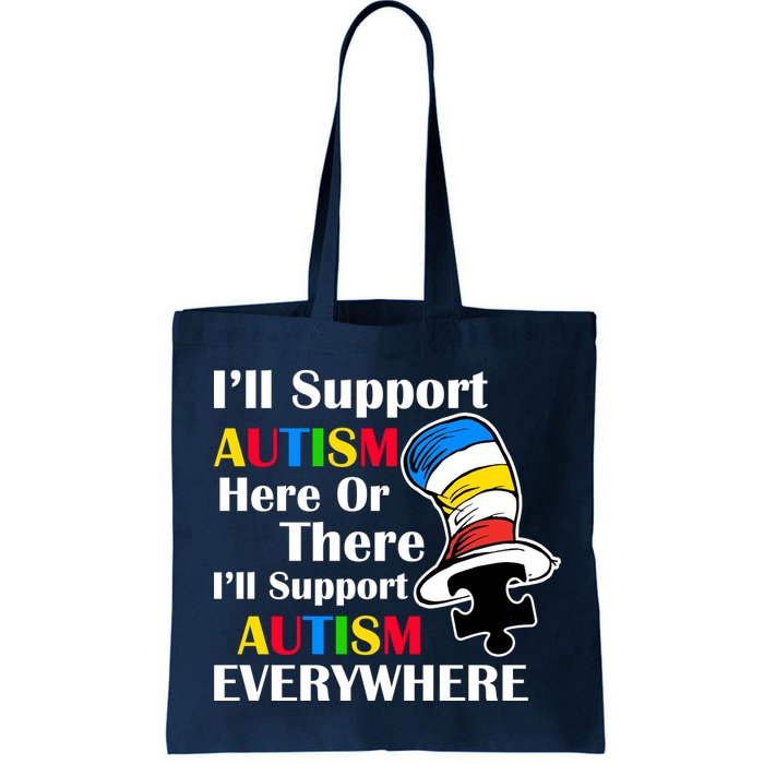 Support Autism Here Or There And Everywhere Bag