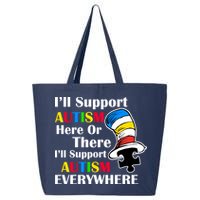 Support Autism Here Or There And Everywhere 25L Jumbo Tote