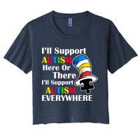 Support Autism Here Or There And Everywhere Crop Top