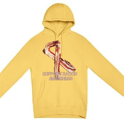 Support Bacon Awareness Premium Pullover Hoodie