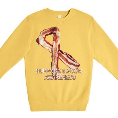 Support Bacon Awareness Premium Crewneck Sweatshirt