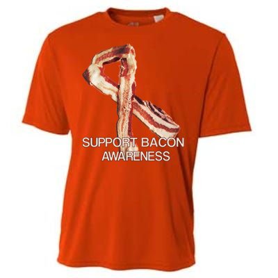 Support Bacon Awareness Cooling Performance Crew T-Shirt