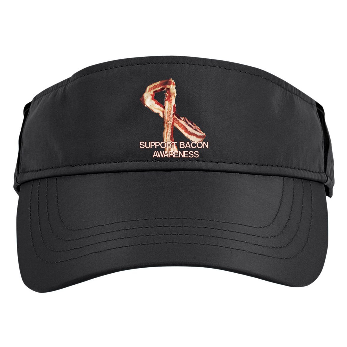 Support Bacon Awareness Adult Drive Performance Visor