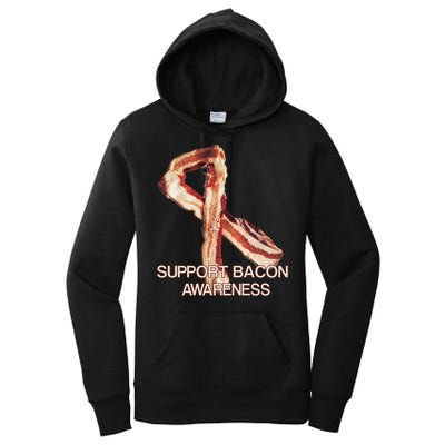 Support Bacon Awareness Women's Pullover Hoodie