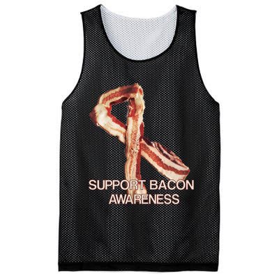 Support Bacon Awareness Mesh Reversible Basketball Jersey Tank