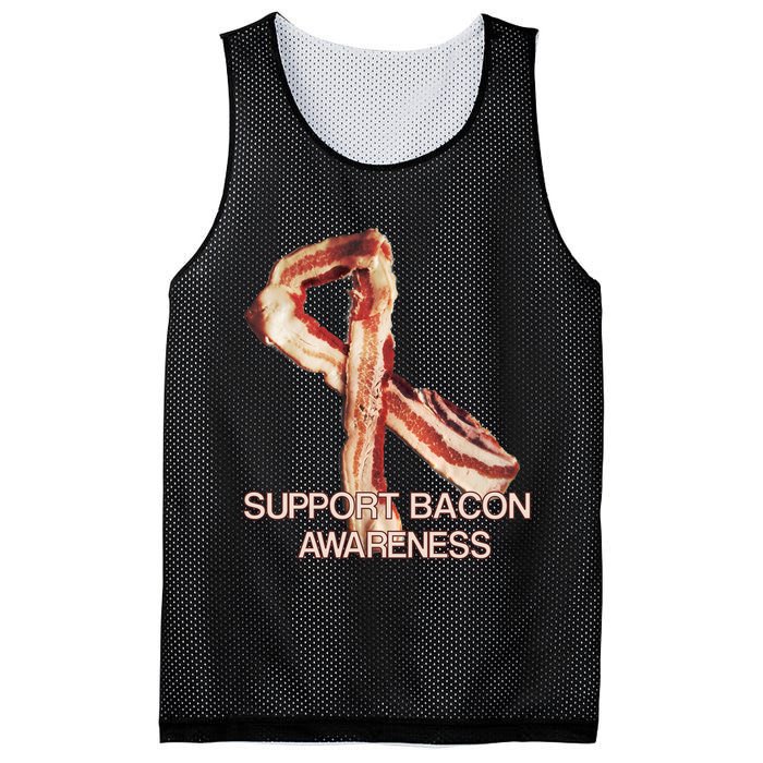 Support Bacon Awareness Mesh Reversible Basketball Jersey Tank